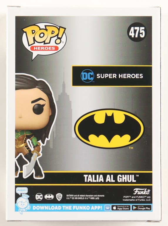 Marion Cotillard Signed "Batman" #475 Talia Al Ghul Funko Pop! Vinyl Figure (ACOA) at PristineAuction.com Marion Cotillard Signed "Batman" #475 Talia Al Ghul Funko Pop! Vinyl Figure (ACOA) at PristineAuction.com