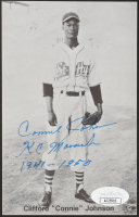 Clifford Johnson Signed Kansas City Monarchs 4x6 Photo Inscribed "KC Monarch 1941-1950" (JSA) at PristineAuction.com
