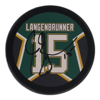 Jamie Langenbrunner Signed Stars Logo Hockey Puck (JSA) at PristineAuction.com Jamie Langenbrunner Signed Stars Logo Hockey Puck (JSA) at PristineAuction.com