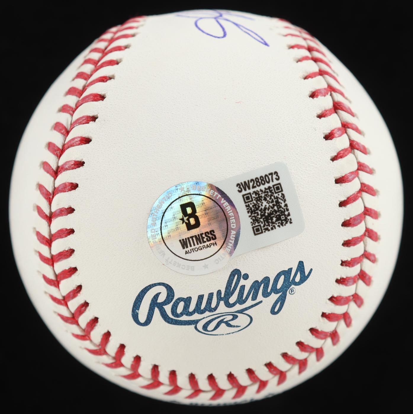 John Rocker Signed OML Baseball Inscribed "F*** NY!" (Beckett) at PristineAuction.com John Rocker Signed OML Baseball Inscribed "F*** NY!" (Beckett) at PristineAuction.com