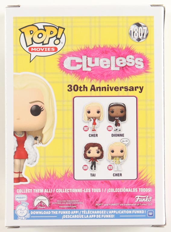 Alicia Silverstone Signed "Clueless" Cher #1807 Funko Pop Inscribed "Cher" (Beckett) at PristineAuction.com Alicia Silverstone Signed "Clueless" Cher #1807 Funko Pop Inscribed "Cher" (Beckett) at PristineAuction.com