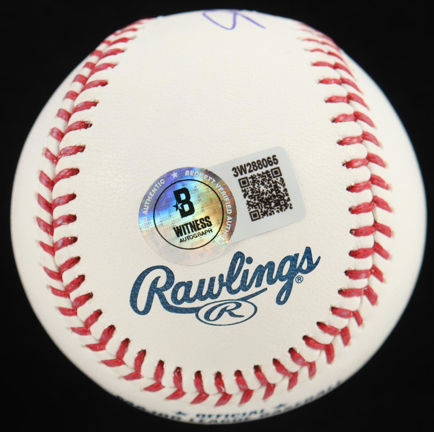 John Rocker Signed OML Baseball Inscribed "F*** Mahomes!" (Beckett) at PristineAuction.com John Rocker Signed OML Baseball Inscribed "F*** Mahomes!" (Beckett) at PristineAuction.com