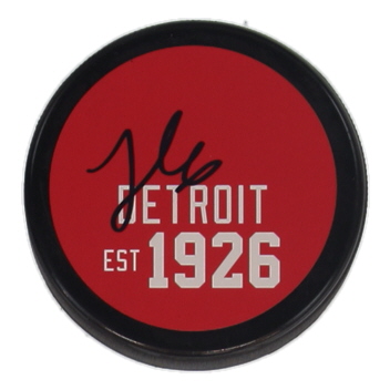 Justin Abdelkader Signed Red Wings Logo Hockey Puck (JSA) at PristineAuction.com Justin Abdelkader Signed Red Wings Logo Hockey Puck (JSA) at PristineAuction.com