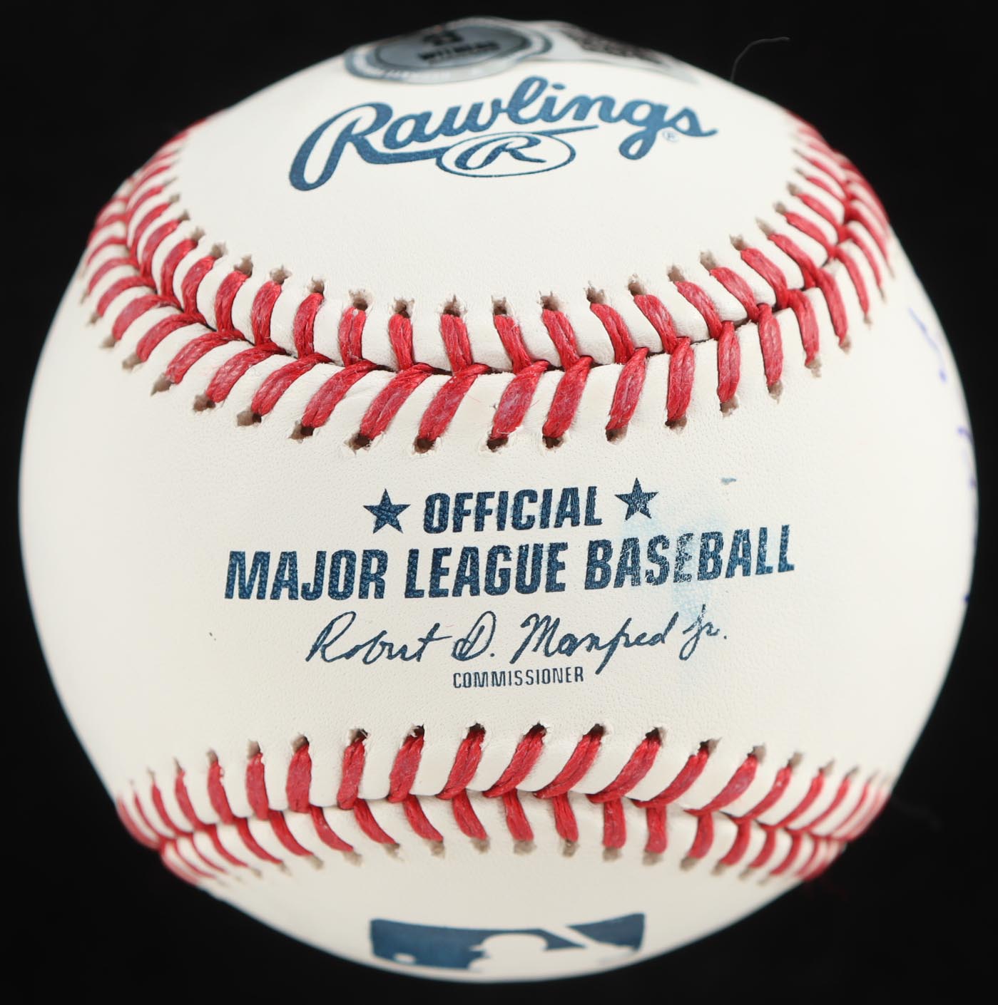 John Rocker Signed OML Baseball Inscribed "Only Thing More American Than Baseball is Trump!" (Beckett) at PristineAuction.com John Rocker Signed OML Baseball Inscribed "Only Thing More American Than Baseball is Trump!" (Beckett) at PristineAuction.com