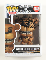 Kevin Foster Signed "Five Nights at Freddy's" #1086 Withered Freddy Funko Pop! Vinyl Figure Inscribed "Freddy" (JSA) at PristineAuction.com