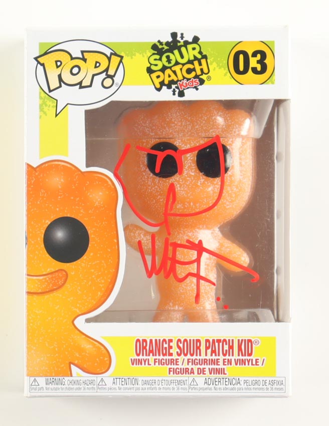 Method Man Signed "Sour Patch Kids" #03 Orange Sour Patch Kid Funko Pop! Vinyl Figure With Hand-Drawn Wu-Tang Clan Sketch (JSA) at PristineAuction.com Method Man Signed "Sour Patch Kids" #03 Orange Sour Patch Kid Funko Pop! Vinyl Figure With Hand-Drawn Wu-Tang Clan Sketch (JSA) at PristineAuction.com