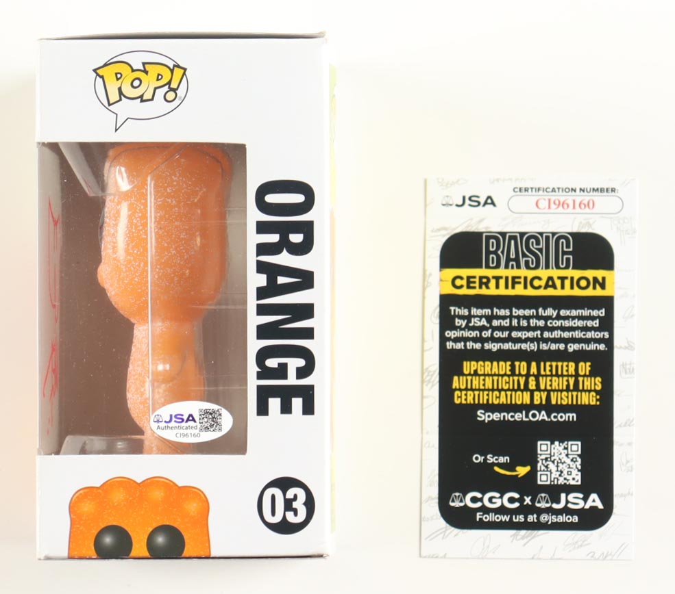 Method Man Signed "Sour Patch Kids" #03 Orange Sour Patch Kid Funko Pop! Vinyl Figure With Hand-Drawn Wu-Tang Clan Sketch (JSA) at PristineAuction.com Method Man Signed "Sour Patch Kids" #03 Orange Sour Patch Kid Funko Pop! Vinyl Figure With Hand-Drawn Wu-Tang Clan Sketch (JSA) at PristineAuction.com