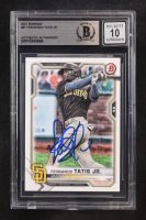 Fernando Tatis Jr. Signed 2021 Bowman #87 (BGS | Auto 10) at PristineAuction.com