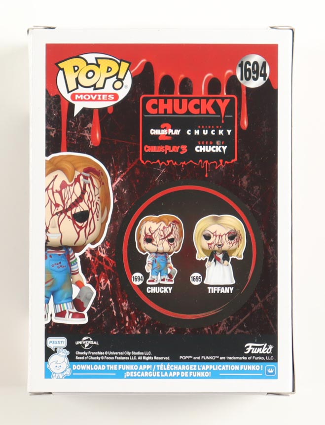 Alex Vincent Signed "Chucky" #1694 Chucky Funko Pop! Vinyl Figure Inscribed "Andy" (JSA) at PristineAuction.com Alex Vincent Signed "Chucky" #1694 Chucky Funko Pop! Vinyl Figure Inscribed "Andy" (JSA) at PristineAuction.com