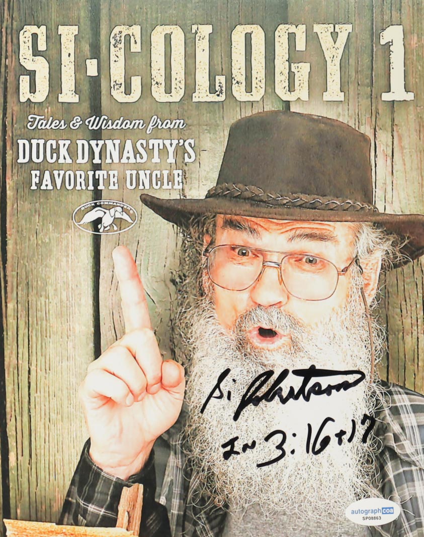 Si Robertson Signed "Duck Dynasty" 8x10 Photo (ACOA) at PristineAuction.com Si Robertson Signed "Duck Dynasty" 8x10 Photo (ACOA) at PristineAuction.com