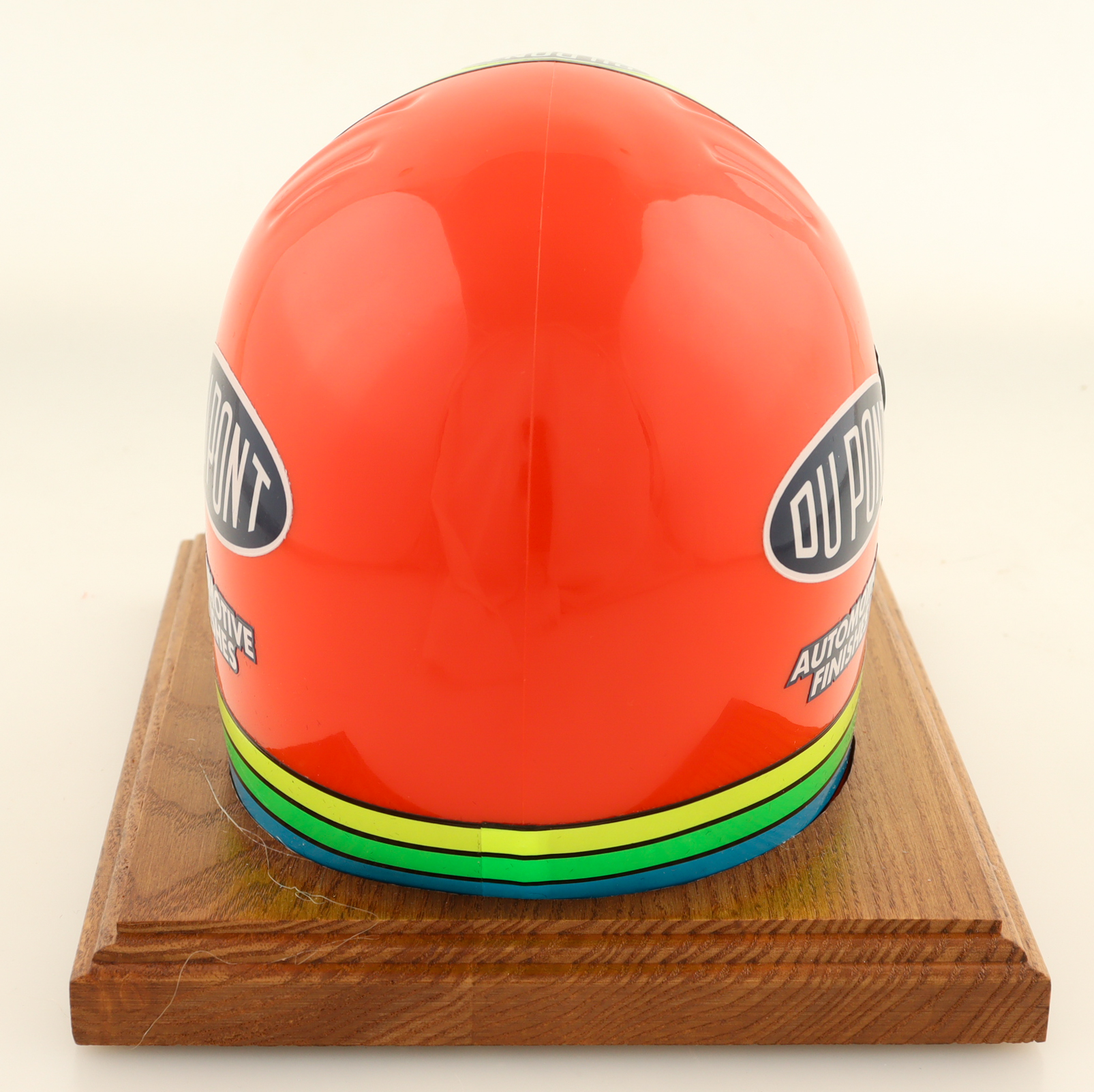 Jeff Gordon Signed Dupont Mini Racing Helmet With Display Base (UDA) at PristineAuction.com Jeff Gordon Signed Dupont Mini Racing Helmet With Display Base (UDA) at PristineAuction.com