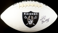 Fred Biletnikoff Signed Raiders Logo Football (Beckett) at PristineAuction.com