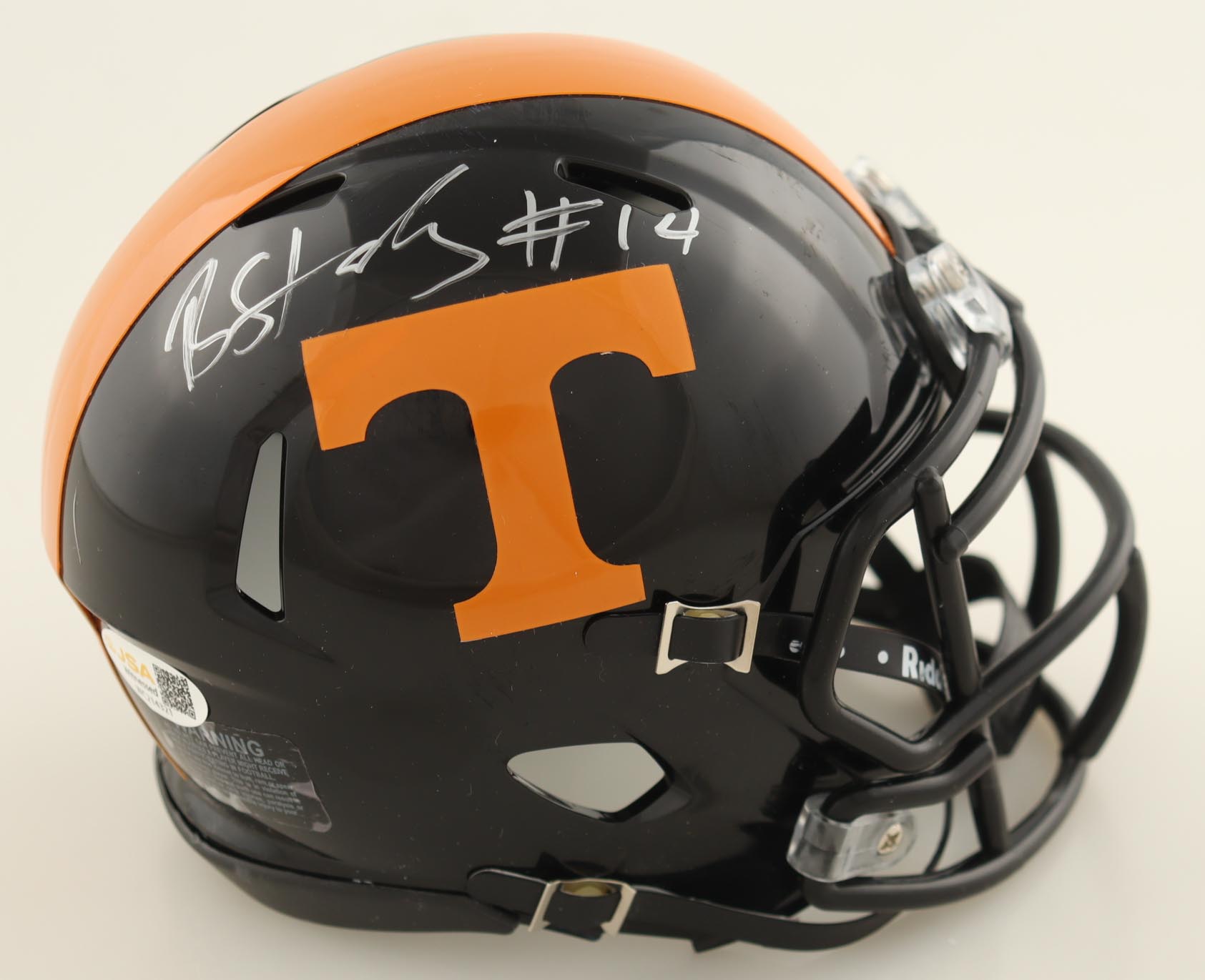 Braylon Staley Signed Tennessee Volunteers Speed Mini Helmet (JSA) at PristineAuction.com Braylon Staley Signed Tennessee Volunteers Speed Mini Helmet (JSA) at PristineAuction.com