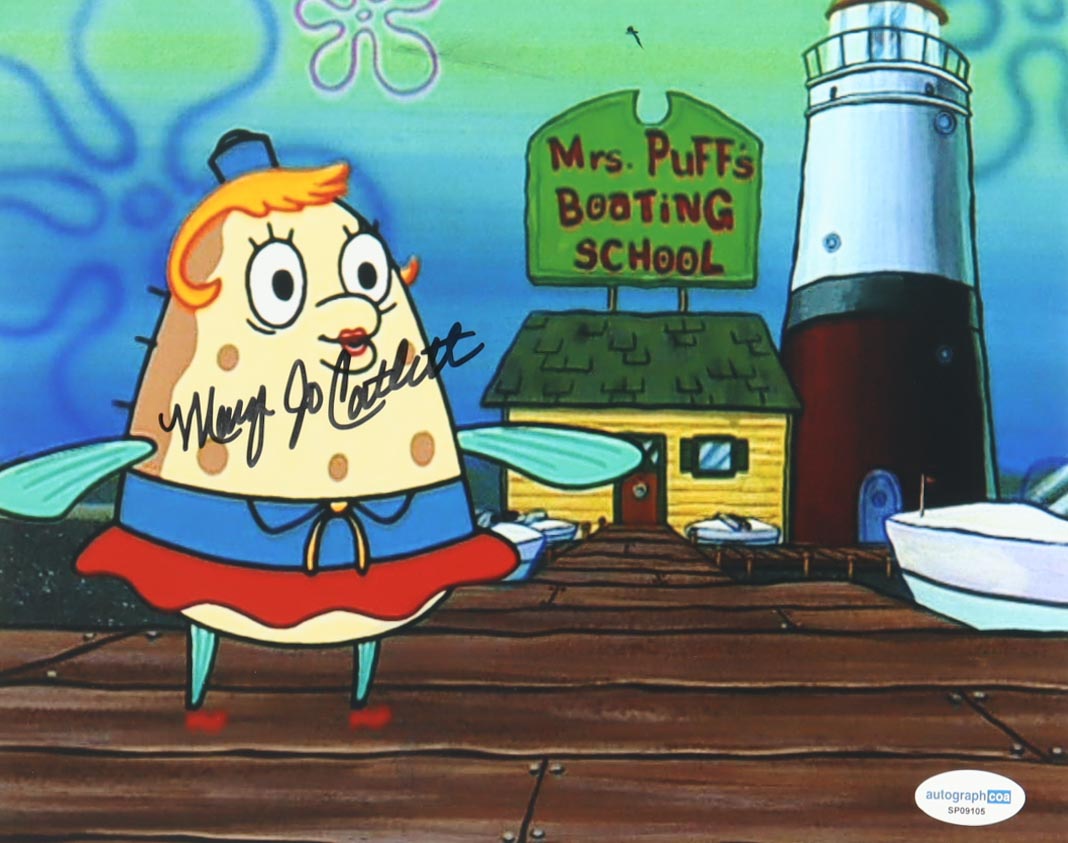Mary Jo Catlett Signed "SpongeBob SquarePants" 8x10 Photo (ACOA) at PristineAuction.com Mary Jo Catlett Signed "SpongeBob SquarePants" 8x10 Photo (ACOA) at PristineAuction.com