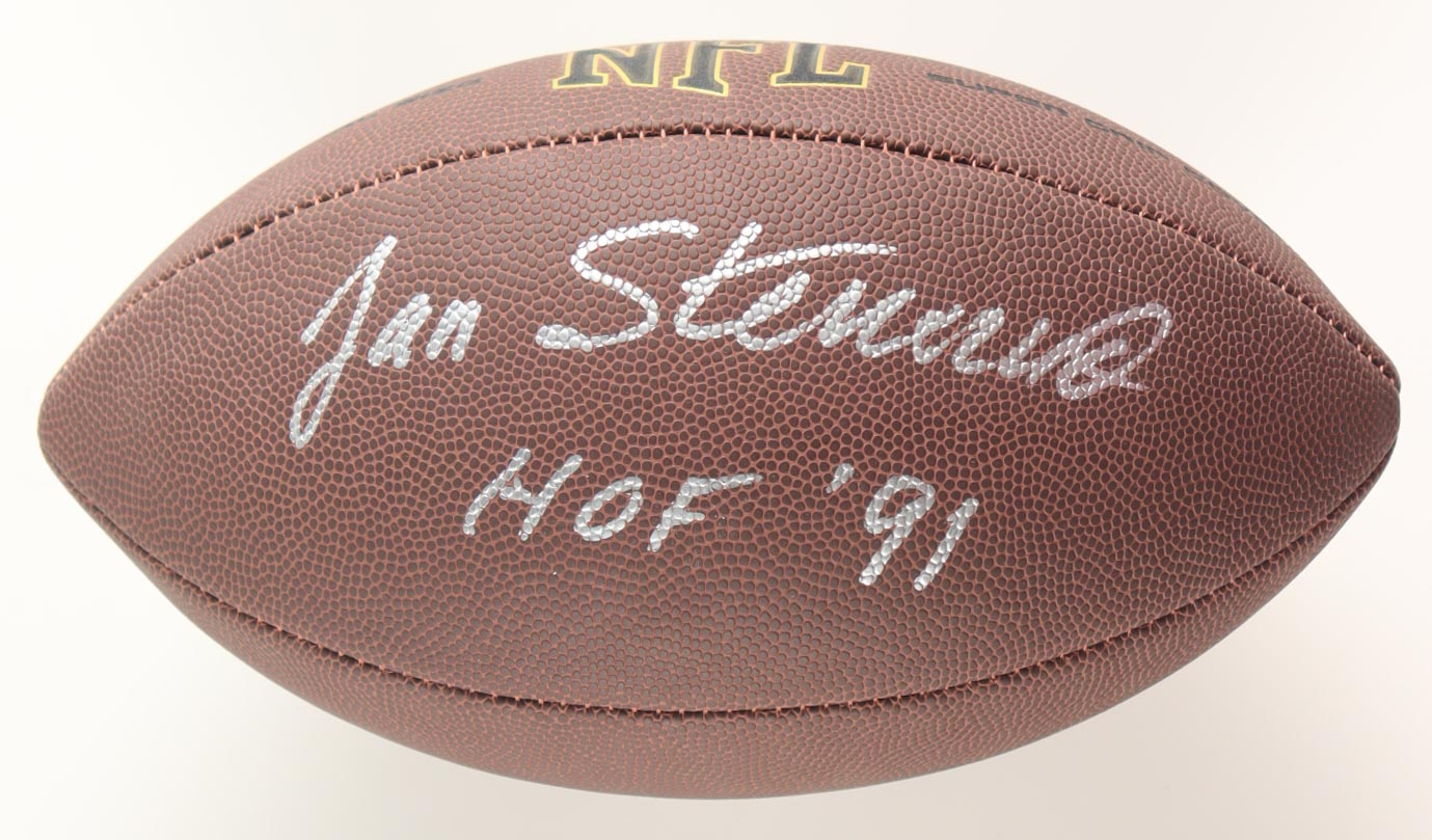 Jan Stenerud Signed NFL Football Inscribed "HOF 1991" (JSA) at PristineAuction.com Jan Stenerud Signed NFL Football Inscribed "HOF 1991" (JSA) at PristineAuction.com