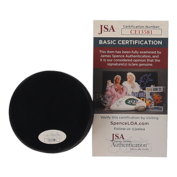 Glen Wesley Signed Hurricanes Logo Hockey Puck (JSA) at PristineAuction.com Glen Wesley Signed Hurricanes Logo Hockey Puck (JSA) at PristineAuction.com