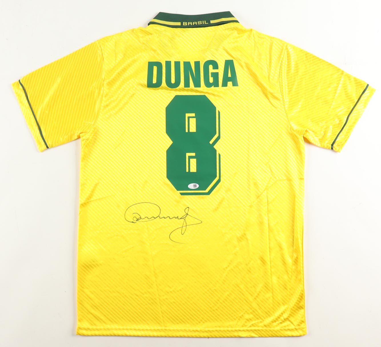 Dunga Signed Brazil Umbro Authentic Jersey (JSA) at PristineAuction.com Dunga Signed Brazil Umbro Authentic Jersey (JSA) at PristineAuction.com