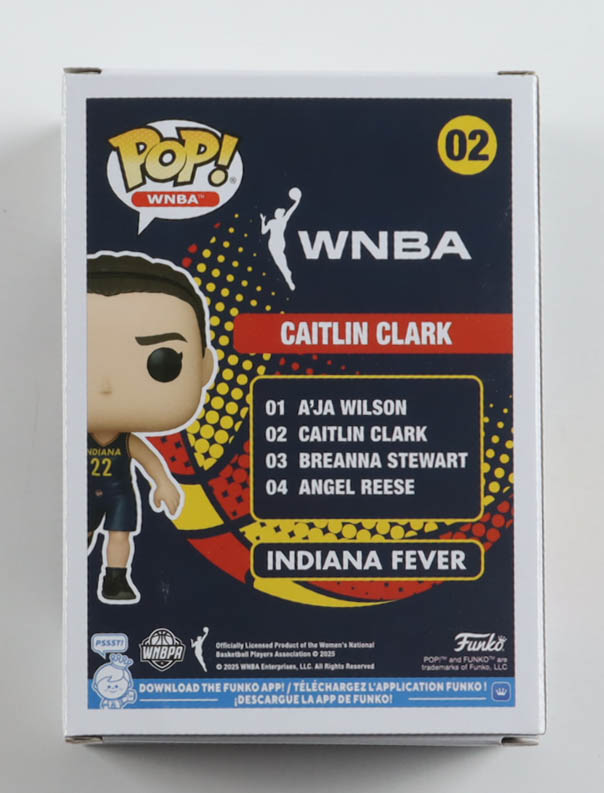 Caitlin Clark Signed Fever #02 Funko Pop! Vinyl Figure (PSA) at PristineAuction.com Caitlin Clark Signed Fever #02 Funko Pop! Vinyl Figure (PSA) at PristineAuction.com
