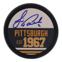 Jim Paek Signed Penguins Logo Hockey Puck (JSA) at PristineAuction.com