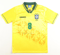 Dunga Signed Brazil Umbro Authentic Jersey (JSA) at PristineAuction.com