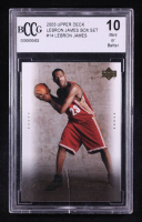 LeBron James 2003 Upper Deck LeBron James Box Set #14 / On Parade RC (BCCG 10) at PristineAuction.com