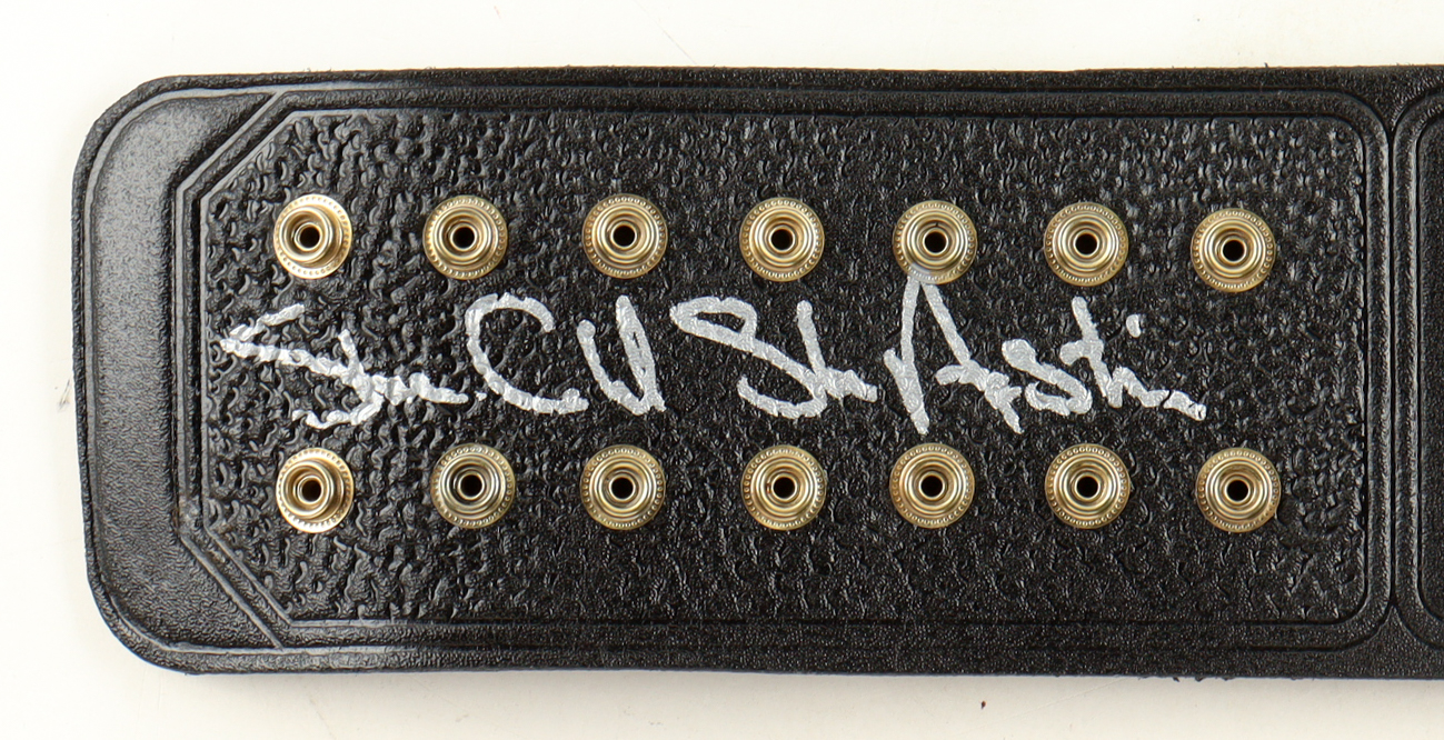 "Stone Cold" Steve Austin Signed WWF Champion Belt (Beckett) at PristineAuction.com "Stone Cold" Steve Austin Signed WWF Champion Belt (Beckett) at PristineAuction.com
