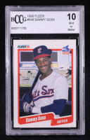 Sammy Sosa 1990 Fleer #548 RC (BCCG 10) at PristineAuction.com