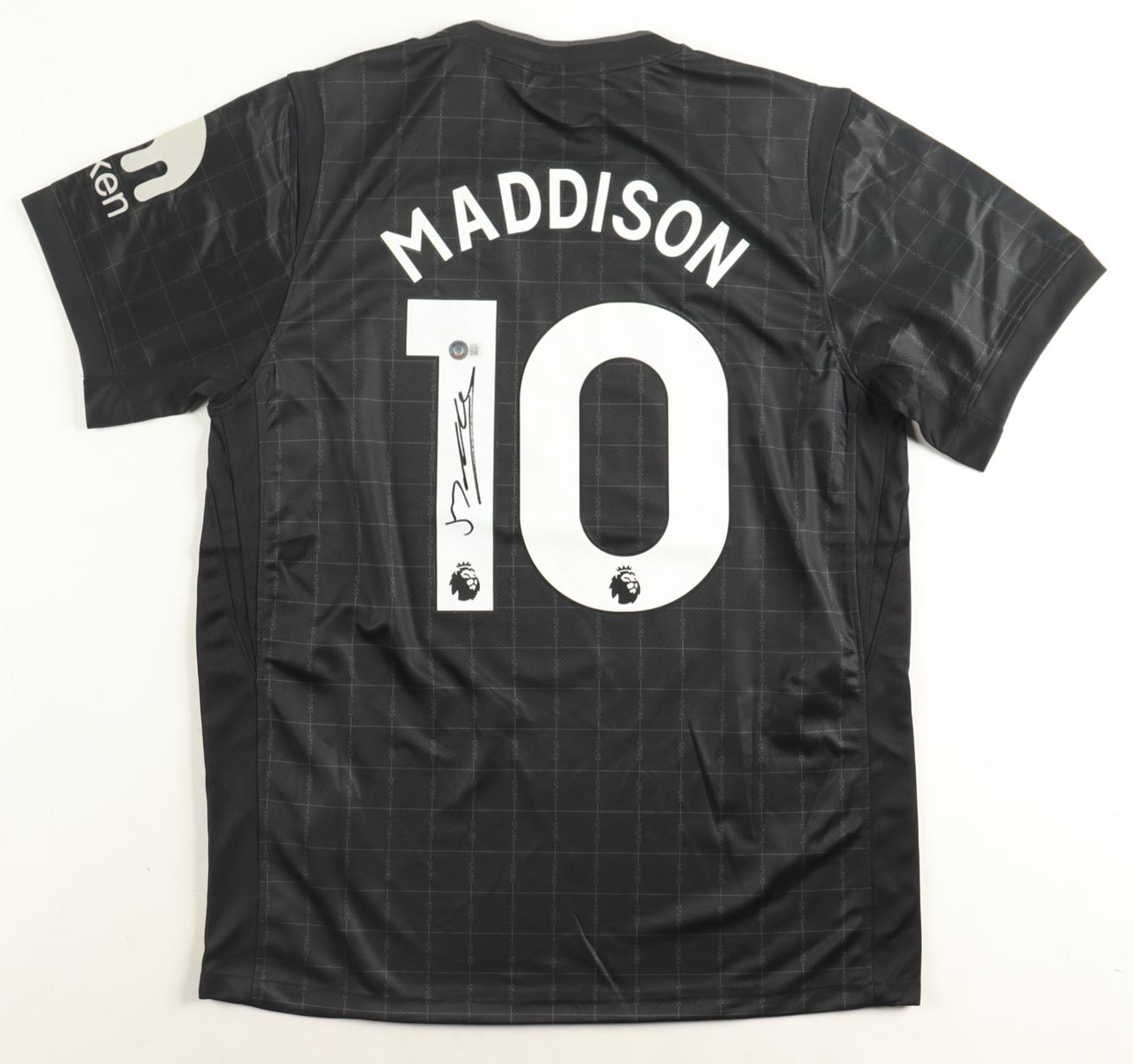 James Maddison Signed Tottenham Hotspur Nike Authentic Jersey (Beckett) at PristineAuction.com James Maddison Signed Tottenham Hotspur Nike Authentic Jersey (Beckett) at PristineAuction.com