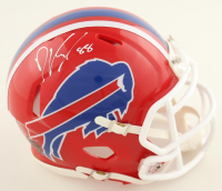 Dawson Knox Signed Bills Speed Mini Helmet (Beckett) at PristineAuction.com