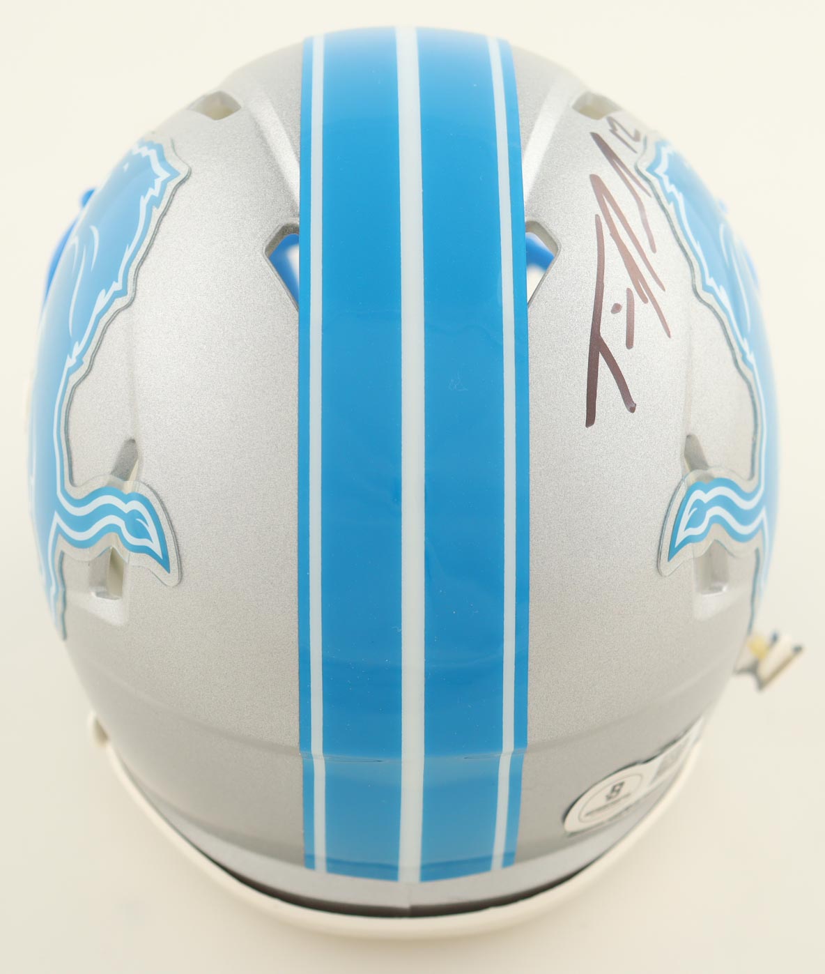 Tim Patrick Signed Lions Speed Mini Helmet (Beckett) at PristineAuction.com Tim Patrick Signed Lions Speed Mini Helmet (Beckett) at PristineAuction.com