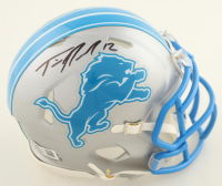Tim Patrick Signed Lions Speed Mini Helmet (Beckett) at PristineAuction.com
