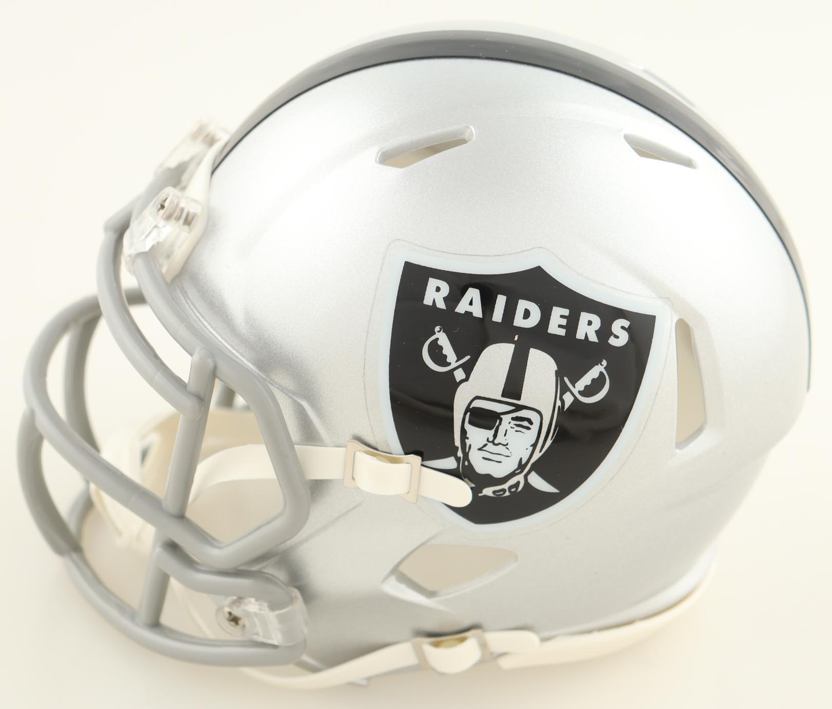 Bill Romanowski Signed Raiders Speed Mini Helmet (Beckett) at PristineAuction.com Bill Romanowski Signed Raiders Speed Mini Helmet (Beckett) at PristineAuction.com