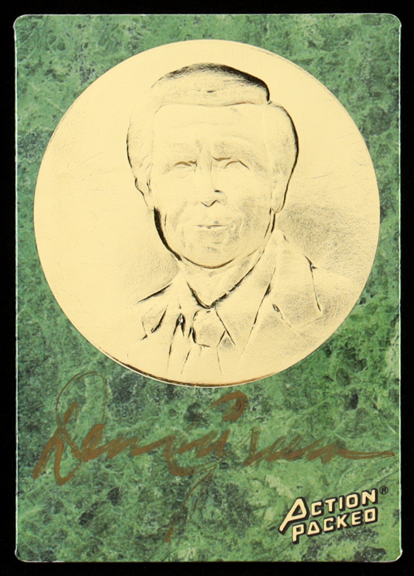 Denny Crum Signed 1994 Action Packed Basketball Hall of Fame #33 (JSA) at PristineAuction.com Denny Crum Signed 1994 Action Packed Basketball Hall of Fame #33 (JSA) at PristineAuction.com