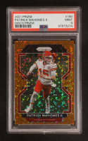 Patrick Mahomes II 2021 Panini Prizm Prizms Orange Disco #190 (PSA 9) at PristineAuction.com