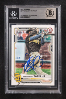 Fernando Tatis Jr. Signed 2021 Bowman #87 (BGS) at PristineAuction.com
