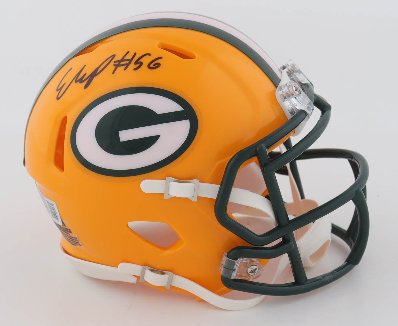 Edgerrin Cooper Signed Packers Speed Mini Helmet (Beckett) at PristineAuction.com Edgerrin Cooper Signed Packers Speed Mini Helmet (Beckett) at PristineAuction.com