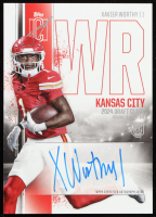 Xavier Worthy 2024 Topps Signature Class Rookie Autographs #RCA-XW RC at PristineAuction.com