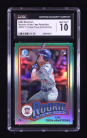 Pete Crow-Armstrong 2024 Bowman Chrome Rookie of the Year Favorites #ROY13 RC (CGC 10) at PristineAuction.com