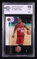 LeBron James 2004-05 Upper Deck Rivals Box Set #7 (BCCG 10) at PristineAuction.com