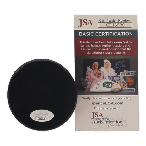 Tomas Vanek Signed Sabres Logo Hockey Puck (JSA) at PristineAuction.com Tomas Vanek Signed Sabres Logo Hockey Puck (JSA) at PristineAuction.com