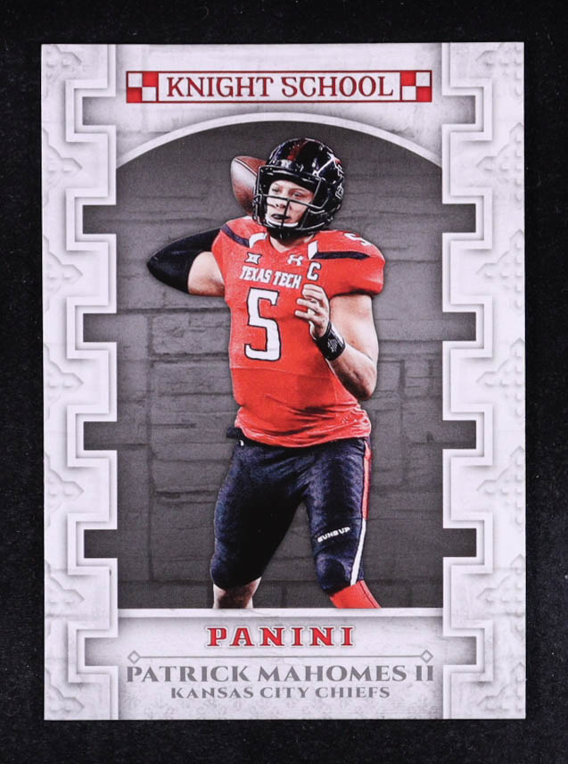 Patrick Mahomes II 2017 Panini Knight School #KNSPM RC at PristineAuction.com Patrick Mahomes II 2017 Panini Knight School #KNSPM RC at PristineAuction.com