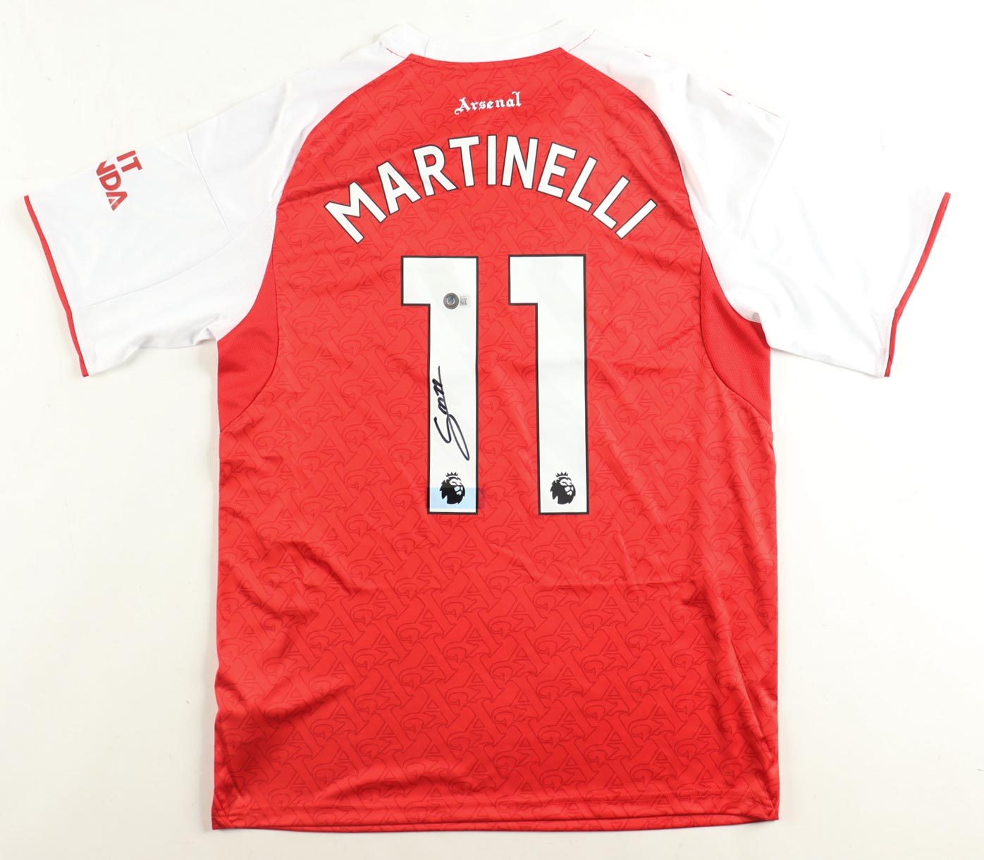 Gabriel Martinelli Signed Arsenal F.C. Adidas Authentic Jersey (Beckett) at PristineAuction.com Gabriel Martinelli Signed Arsenal F.C. Adidas Authentic Jersey (Beckett) at PristineAuction.com