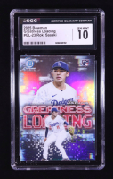 Roki Sasaki 2025 Bowman Chrome Greatness Loading #GL23 RC (CGC 10) at PristineAuction.com