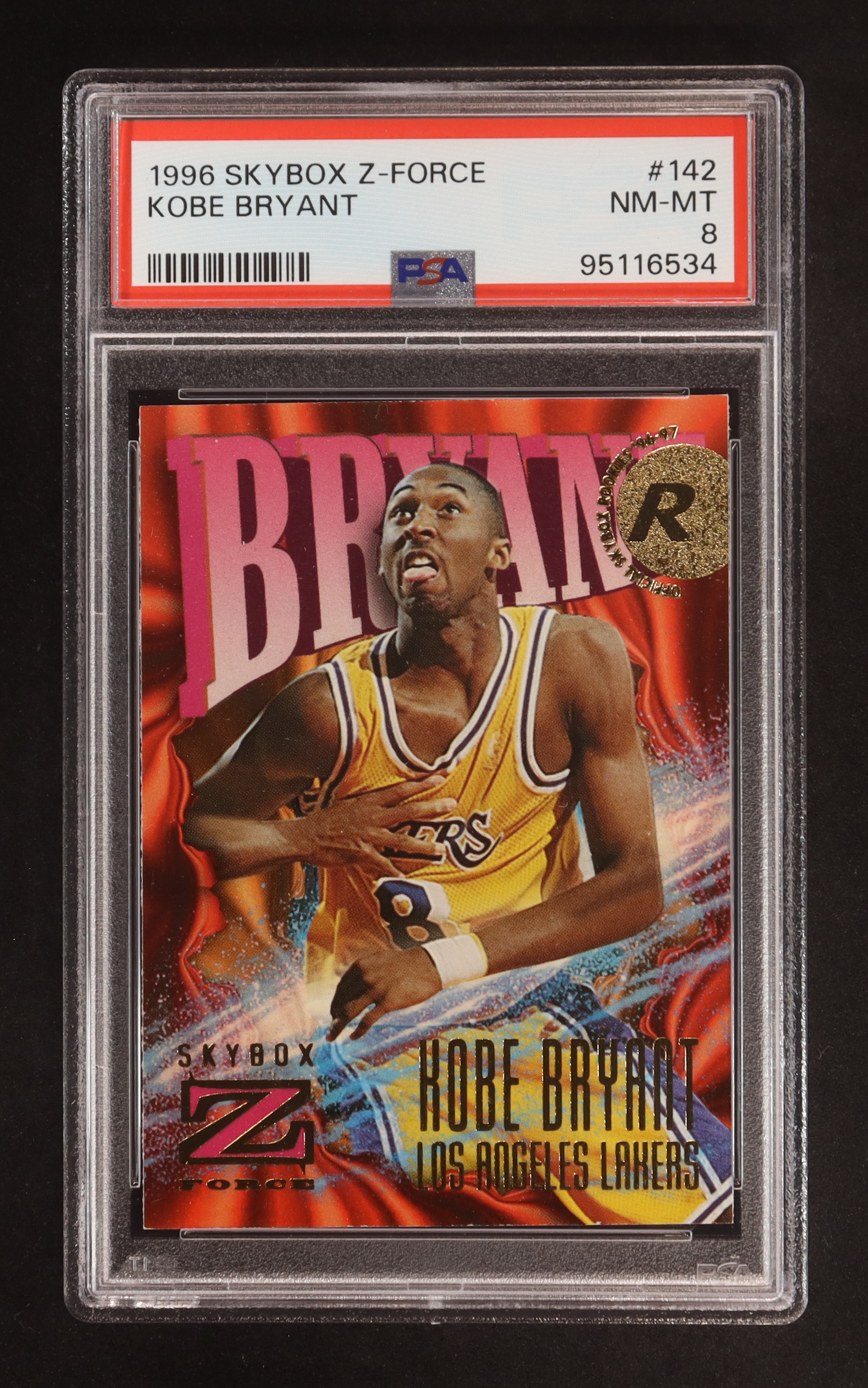 Kobe Bryant 1996-97 Z-Force #142 RC (PSA 8) at PristineAuction.com Kobe Bryant 1996-97 Z-Force #142 RC (PSA 8) at PristineAuction.com