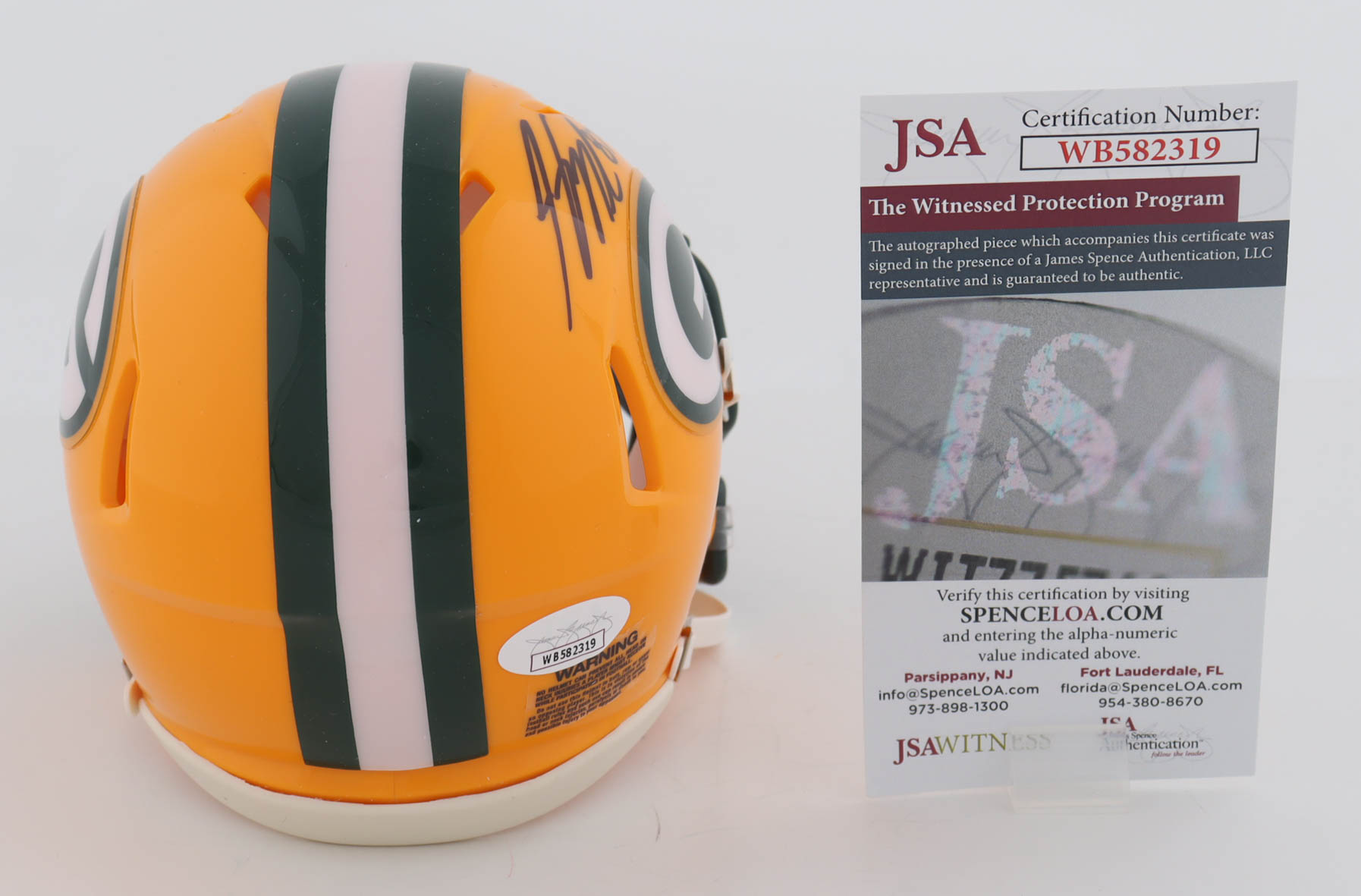 Jordy Nelson Signed Packers Speed Mini Helmet (JSA) at PristineAuction.com Jordy Nelson Signed Packers Speed Mini Helmet (JSA) at PristineAuction.com