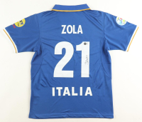 Gianfranco Zola Signed Italy Nike Authentic Jersey (Beckett) at PristineAuction.com