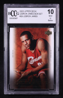 LeBron James 2003 Upper Deck LeBron James Box Set #29 / Full House RC (BCCG 10) at PristineAuction.com