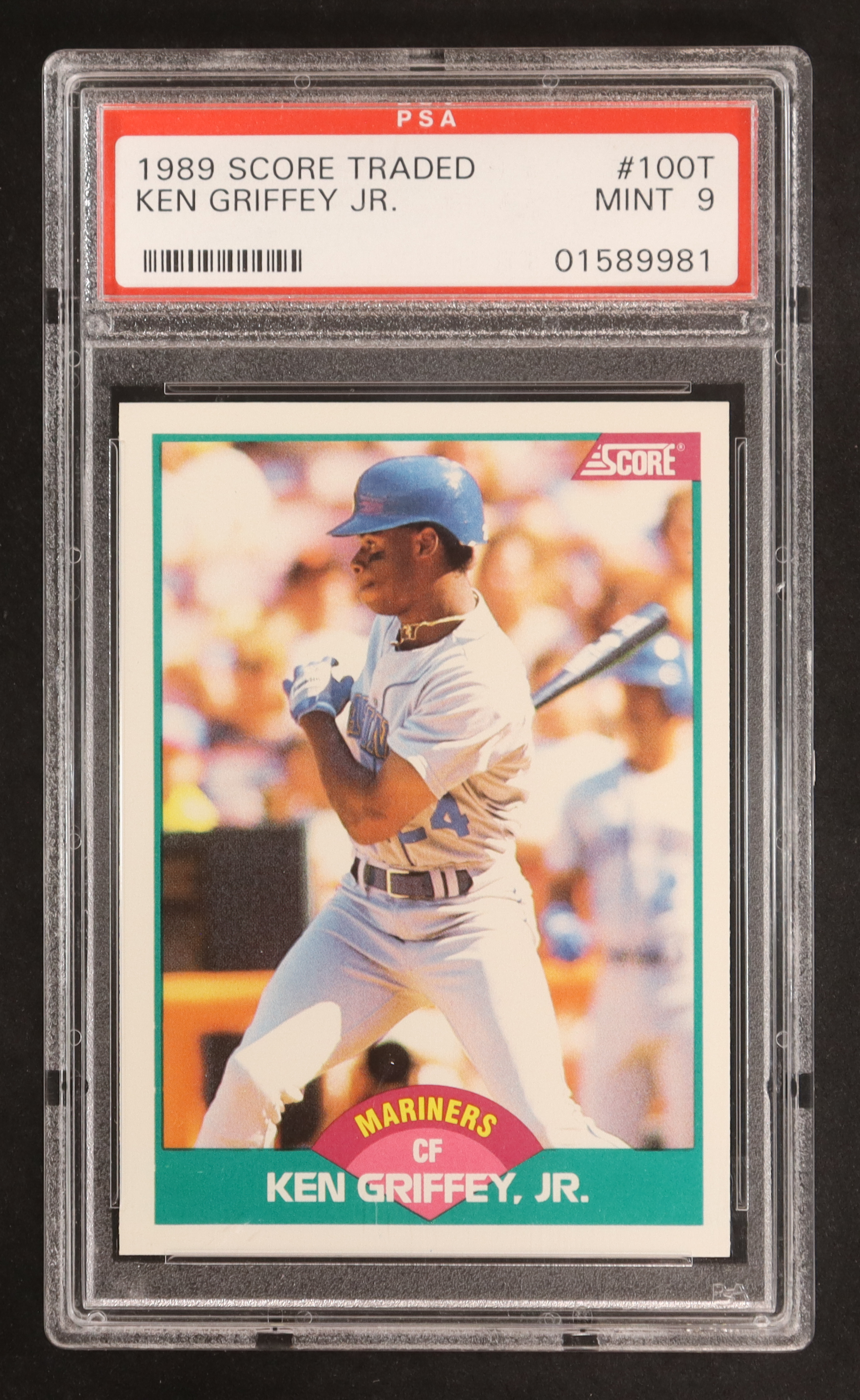 Ken Griffey Jr. 1989 Score/Traded #100T RC (PSA 9) at PristineAuction.com Ken Griffey Jr. 1989 Score/Traded #100T RC (PSA 9) at PristineAuction.com