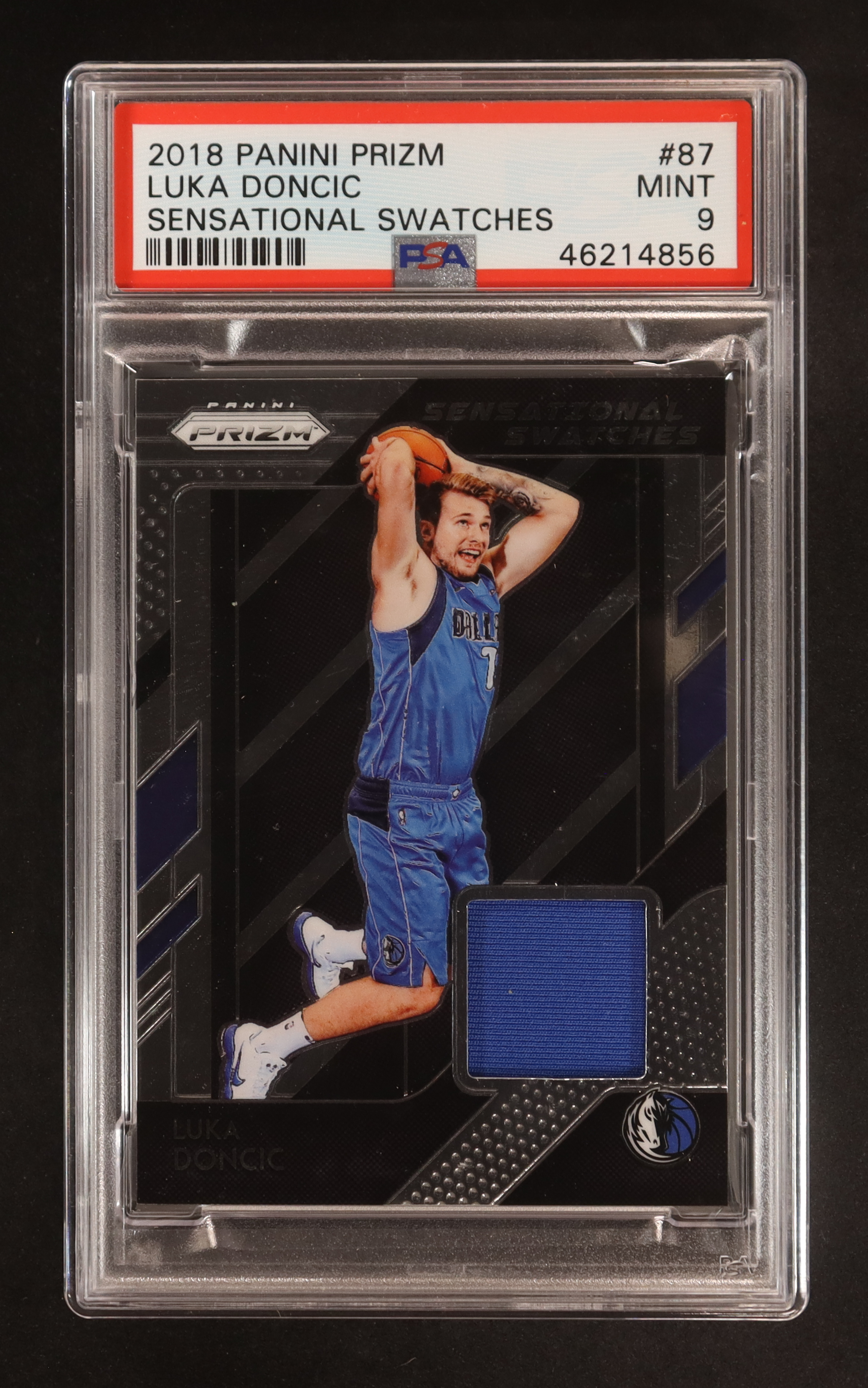 Luka Doncic 2018-19 Panini Prizm Sensational Swatches #87 RC (PSA 9) at PristineAuction.com Luka Doncic 2018-19 Panini Prizm Sensational Swatches #87 RC (PSA 9) at PristineAuction.com