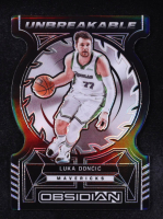 Luka Doncic 2021-22 Panini Obsidian Unbreakable #9 at PristineAuction.com